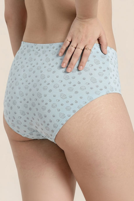Zivame Medium Rise Full Coverage Hipster Panty (Pack of 3) -  Multicolor — image 4